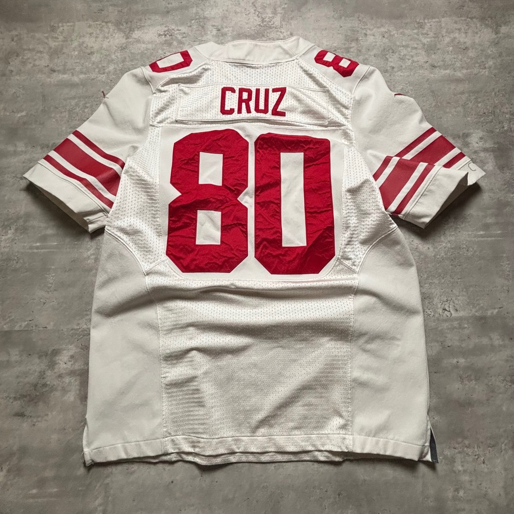 Nike Victor Cruz New York Giants Jersey Large White 80 NFL On Field Football
